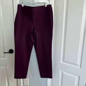 Talbots Chatham ankle pants, purple size 12